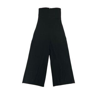 HATCH MATERNITY WIDE LEG CROPPED YOGA BLACK LEGGINGS PANTS WOMEN SIZE XS